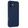 Newface iPhone 16 Plus Kılıf First Silikon - Lacivert