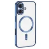 Newface iPhone 16 Plus Kılıf Kross Magneticsafe Kapak - Mavi