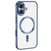 Newface iPhone 16 Plus Kılıf Kross Magneticsafe Kapak - Mavi