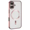 Newface iPhone 16 Plus Kılıf Kross Magneticsafe Kapak - Pembe