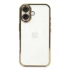 Newface iPhone 16 Plus Kılıf Razer Lensli Silikon - Gold