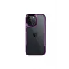 Newface iPhone 16 Pro Kılıf Boyi Silikon Kapak - Derin Mor