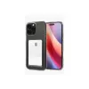 Newface iPhone 16 Pro Kılıf Kart Şeffaf Silikon - Şeffaf