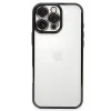 Newface iPhone 16 Pro Kılıf Razer Lensli Silikon - Siyah