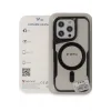 Newface iPhone 16 Pro Max Kılıf Boyi Magsafe Silikon Kapak - Gümüş