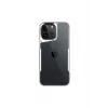 Newface iPhone 16 Pro Max Kılıf Boyi Silikon Kapak - Gümüş