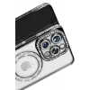 Newface iPhone 16 Pro Max Kılıf Joke Simli Magneticsafe Kılıf - Siyah