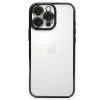 Newface iPhone 16 Pro Max Kılıf Razer Lensli Silikon - Siyah