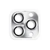 Newface iPhone 16 Pro Max Pers Alüminyum Kamera Lens - Gümüş