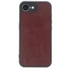Newface Apple iPhone 16E Kılıf Aras Deri Kapak - Bordo