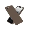 Newface iPhone 16E Kılıf First Silikon - Kahverengi
