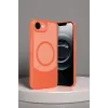 Newface Apple iPhone 16E Kılıf Maya Karbon Kapak - Kırmızı