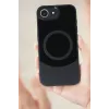 Newface iPhone 16E Kılıf Maya Karbon Kapak - Siyah