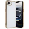 Newface iPhone 16E Kılıf Razer Lensli Silikon - Gold