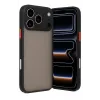 Newface iPhone 17 Pro Max Kılıf Montreal Silikon Kapak - Siyah