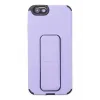 Newface iPhone 6 Kılıf Mega Standlı Silikon - Lila
