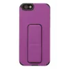 Newface iPhone 6 Kılıf Mega Standlı Silikon - Mor