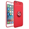 Newface iPhone 6 Kılıf Range Yüzüklü Silikon - Kırmızı