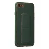 Newface iPhone 7 Kılıf Coco Deri Standlı Kapak - Yeşil