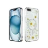 Newface iPhone 7 Kılıf Daisy Simli Magsafe Kapak - Gümüş