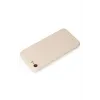Newface iPhone 7 Kılıf First Silikon - Krem