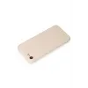 Newface iPhone 7 Kılıf First Silikon - Krem