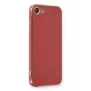 Newface iPhone 7 Kılıf Volet Silikon - Kırmızı