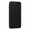 Newface iPhone 7 Plus Kılıf Coco Deri Silikon Kapak - Siyah