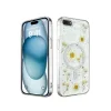 Newface iPhone 7 Plus Kılıf Daisy Simli Magsafe Kapak - Gümüş