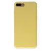Newface iPhone 7 Plus Kılıf Nano içi Kadife Silikon - Sarı