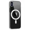 Newface iPhone X Kılıf Magneticsafe Şeffaf Silikon - Şeffaf