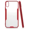 Newface iPhone X Kılıf Platin Silikon - Kırmızı