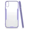 Newface iPhone X Kılıf Platin Silikon - Lila