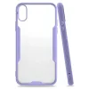 Newface iPhone X Kılıf Platin Silikon - Lila