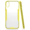 Newface iPhone X Kılıf Platin Silikon - Sarı