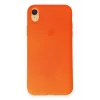 Newface Apple iPhone XR Kılıf First Silikon - Parlak Turuncu
