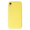 Newface iPhone XR Kılıf First Silikon - Sarı