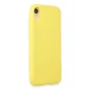 Newface iPhone XR Kılıf First Silikon - Sarı
