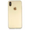 Newface iPhone XS Max Kılıf First Silikon - Gold