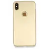 Newface iPhone XS Max Kılıf First Silikon - Gold