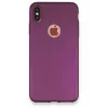 Newface iPhone XS Max Kılıf First Silikon - Mürdüm