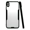 Newface iPhone XS Max Kılıf Platin Silikon - Siyah