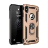 Newface iPhone XS Max Kılıf Sofya Yüzüklü Silikon Kapak - Gold