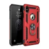 Newface iPhone XS Max Kılıf Sofya Yüzüklü Silikon Kapak - Kırmızı