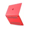 Newface Macbook Pro 13 2021 Macbook Buzlu Kapak - Kırmızı