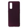 Newface Oppo Find X2 Kılıf First Silikon - Mürdüm