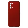 Newface Oppo Reno 5 Pro Kılıf First Silikon - Bordo