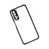 Newface Realme 7 Kılıf Miami Şeffaf Silikon - Siyah