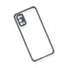 Newface Realme 7 Pro Kılıf Miami Şeffaf Silikon - Gri