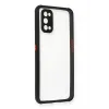 Newface Realme 7 Pro Kılıf Miami Şeffaf Silikon - Siyah